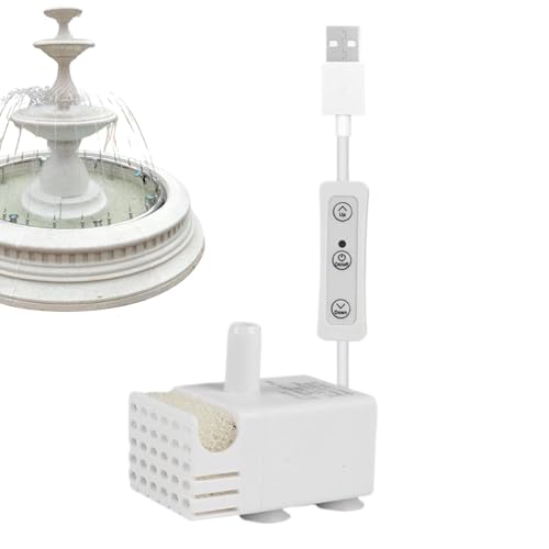 Wasserbrunnenpumpe für Katzen, Mini-Tauchpumpe, Wasserzirkulation, energiesparend, leise, für kleine Haustierbrunnen Wasserbrunnenpumpe für Katzen, Mini-Tauchpumpe, Wasserzirkulation, energiesparend, leise, für kleine Haustierbrunnen von Duroecsain