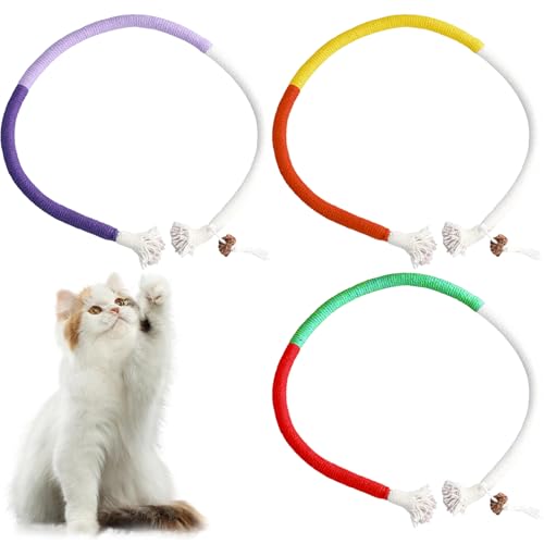 Duronge Katzenspielzeug, 3 Stück Katzenbeißseil, Katzenminze Spielzeug, Katzen Kauspielzeug, interaktives Katzenspielzeug, für Katzen Zahnpflege und Gegen Mundgeruch Duronge Katzenspielzeug, 3 Stück Katzenbeißseil, Katzenminze Spielzeug, Katzen Kauspielzeug, interaktives Katzenspielzeug, für Katzen Zahnpflege und Gegen Mundgeruch von Duronge
