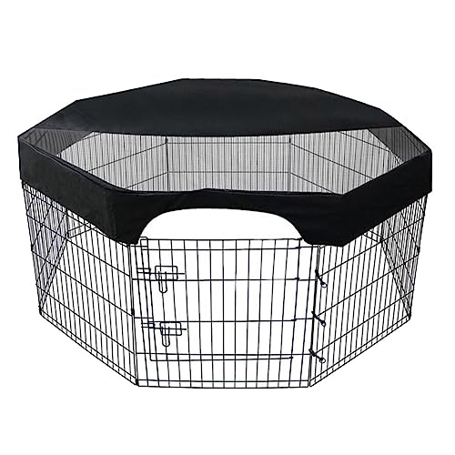 Durratou Octagon Pet Laufstallabdeckung Mesh Pet Laufstall Abdeckung Welpen Zaun Käfig Abdeckungen 24 Zoll von Durratou