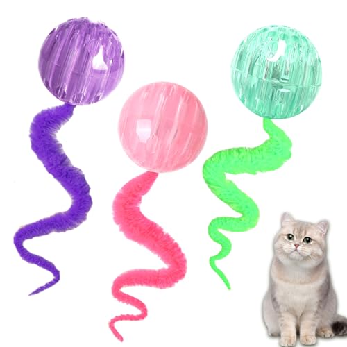 Duuclume 3 Stück Katzen Gummiball Spielzeug Springball Interaktiver Haustier-Trainingsball Langlebiger Bewegungsball mit Hüpfbällen Katzenspielzeug Duuclume 3 Stück Katzen Gummiball Spielzeug Springball Interaktiver Haustier-Trainingsball Langlebiger Bewegungsball mit Hüpfbällen Katzenspielzeug von Duuclume
