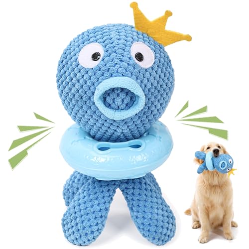Duuclume Dog Snuffle Stuffed Plush Toy Durable Octopus Treat Dispensing Toy Hide and Seek Slowly Feeder for All Breeds Mind-Stimulating Squeaky Toy for Puzzle Training Relieve Langeedom and Stress von Duuclume