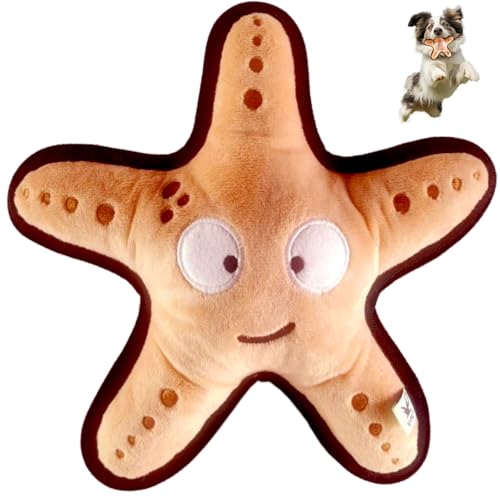 Duuclume Gefülltes quietschendes Hundespielzeug, interaktives Plüsch-Kauspielzeug für kleine, mittelgroße und große Hunde, robust und robust für lange Lebensdauer von Duuclume