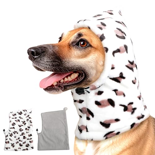 Duuclume Hunde-Wintermütze: Hunde-Kapuze, warmer Schal, verdickt, doppelseitig, Polar-Fleece, Hals-Ohr, kaltes Wetter, wärmerer Hut, niedliches Zubehör, Haustierkappen für kleine, mittelgroße und Duuclume Hunde-Wintermütze: Hunde-Kapuze, warmer Schal, verdickt, doppelseitig, Polar-Fleece, Hals-Ohr, kaltes Wetter, wärmerer Hut, niedliches Zubehör, Haustierkappen für kleine, mittelgroße und von Duuclume