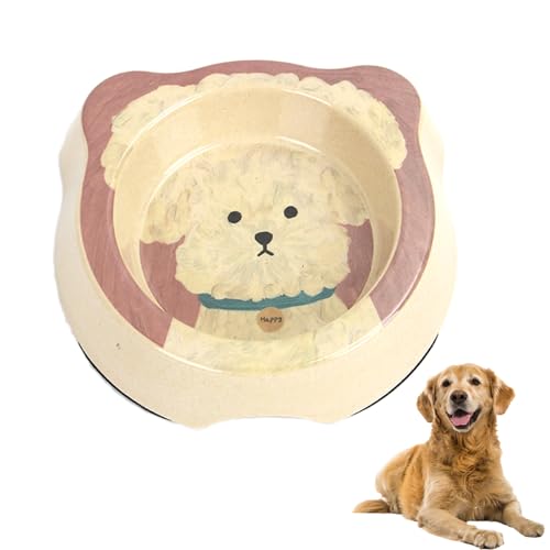 Duuclume Hundenapf, Futternapf für Welpen, mittelgroße Hunde und Katzen, praktisches niedliches Hundemuster, Haustiernapf, Hundefutterbehälter, 260 ml, Bichon Frisé Duuclume Hundenapf, Futternapf für Welpen, mittelgroße Hunde und Katzen, praktisches niedliches Hundemuster, Haustiernapf, Hundefutterbehälter, 260 ml, Bichon Frisé von Duuclume