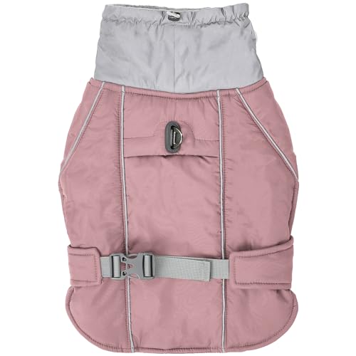 Duuclume Hundeweste, Jacke, Outdoor-Wintermantel, kaltes Wetter, warm, wind- und wasserdicht, Reißverschlussöffnung, verstellbarer Klettverschluss, atmungsaktiv, Komfort, Nacht-Reflexstreifen Duuclume Hundeweste, Jacke, Outdoor-Wintermantel, kaltes Wetter, warm, wind- und wasserdicht, Reißverschlussöffnung, verstellbarer Klettverschluss, atmungsaktiv, Komfort, Nacht-Reflexstreifen von Duuclume