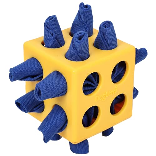 Duuclume Interaktives Puzzle-Hundespielzeug fördert natürliche Futtersuch-Fähigkeiten, langlebiges Hundespielzeug, Schnüffelwürfel, Stoffstreifen mit Versteck, langsames Füttern für Geistesanregung Duuclume Interaktives Puzzle-Hundespielzeug fördert natürliche Futtersuch-Fähigkeiten, langlebiges Hundespielzeug, Schnüffelwürfel, Stoffstreifen mit Versteck, langsames Füttern für Geistesanregung von Duuclume