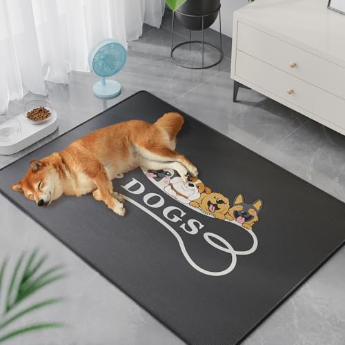 Duuclume Kühlmatte für Hunde, kühlende Sommermatte für Hunde und Katzen, kein Wasser oder Kühlung erforderlich, selbstkühlende Decke, Kissen für drinnen und draußen (schwarz-weißer Hund, 65 x 90 cm) Duuclume Kühlmatte für Hunde, kühlende Sommermatte für Hunde und Katzen, kein Wasser oder Kühlung erforderlich, selbstkühlende Decke, Kissen für drinnen und draußen (schwarz-weißer Hund, 65 x 90 cm) von Duuclume