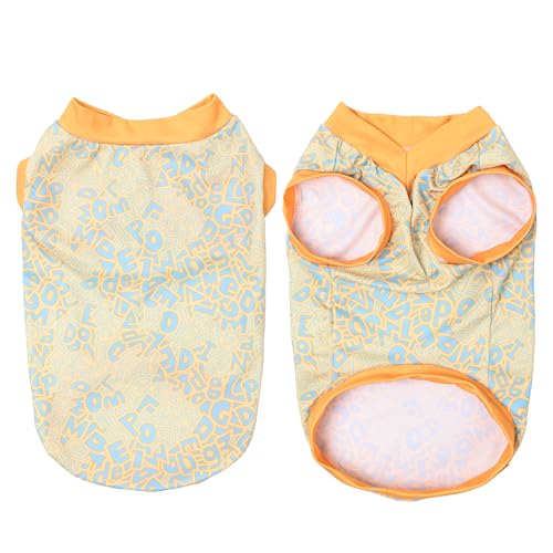 Duuclume Kühlweste für Hunde, sofort kühlend, atmungsaktiv, ärmellos, für kleine bis große Hunde, Polyester, Verdunstungskühl-Shirts für Spaziergänge, Wandern und den Sommer im Freien (Gelb, S) Duuclume Kühlweste für Hunde, sofort kühlend, atmungsaktiv, ärmellos, für kleine bis große Hunde, Polyester, Verdunstungskühl-Shirts für Spaziergänge, Wandern und den Sommer im Freien (Gelb, S) von Duuclume