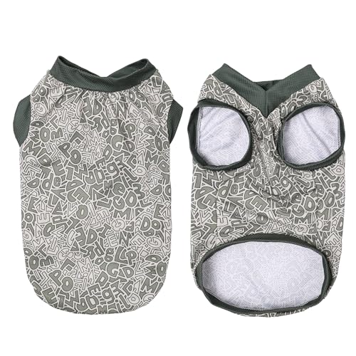 Duuclume Kühlweste für Hunde, sofort kühlend, atmungsaktiv, ärmellos, für kleine bis große Hunde, Polyester, verdunstend, kühlende Hemden für Spaziergänge, Wandern und den Sommer im Freien (Grün, XL) Duuclume Kühlweste für Hunde, sofort kühlend, atmungsaktiv, ärmellos, für kleine bis große Hunde, Polyester, verdunstend, kühlende Hemden für Spaziergänge, Wandern und den Sommer im Freien (Grün, XL) von Duuclume