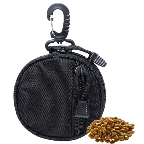 Duuclume Leckerli-Tasche für Hunde, taktische kleine Leckerlibeutel für Haustier-Training, tragbare Leckerli-Trainingstasche mit Reißverschluss und Karabiner, handfreie Hundefutterbeutel, Duuclume Leckerli-Tasche für Hunde, taktische kleine Leckerlibeutel für Haustier-Training, tragbare Leckerli-Trainingstasche mit Reißverschluss und Karabiner, handfreie Hundefutterbeutel, von Duuclume