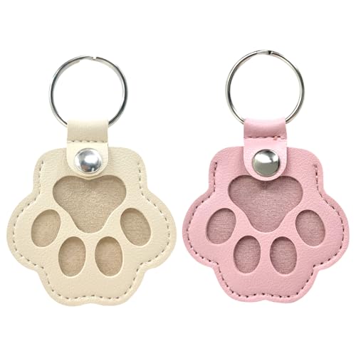 Duuclume Personalisierte Aufbewahrungsbox für Tierhaare für Hunde, Tierhaar-Aufbewahrungstasche, Pelz, Gedenk-Schlüsselanhänger für Haustiere, Hunde- und Katzenpfotenform, Leder-Schlüsselanhänger Duuclume Personalisierte Aufbewahrungsbox für Tierhaare für Hunde, Tierhaar-Aufbewahrungstasche, Pelz, Gedenk-Schlüsselanhänger für Haustiere, Hunde- und Katzenpfotenform, Leder-Schlüsselanhänger von Duuclume