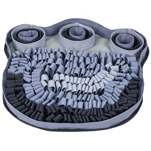 Duuclume Pet Snuffle Mat, Dogs Puzzle Trainning Toy for All Breeds Interactive Game, Enriching Hide-and-Seek Slow Feeder for Encourage Nature Foraging Skills Blue Duuclume Pet Snuffle Mat, Dogs Puzzle Trainning Toy for All Breeds Interactive Game, Enriching Hide-and-Seek Slow Feeder for Encourage Nature Foraging Skills Blue von Duuclume