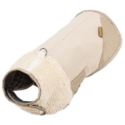 Duuclume Pufferweste, Hundejacke, Baumwollmantel für kaltes Wetter, winddicht, warme Hundeweste, verdickte Baumwoll-Fleecebekleidung, verstellbarer Hundemantel mit Klettverschluss, für kleine und Duuclume Pufferweste, Hundejacke, Baumwollmantel für kaltes Wetter, winddicht, warme Hundeweste, verdickte Baumwoll-Fleecebekleidung, verstellbarer Hundemantel mit Klettverschluss, für kleine und von Duuclume