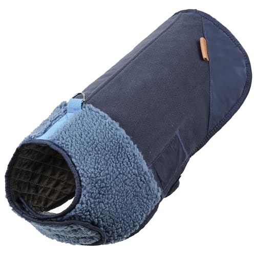 Duuclume Pufferweste, Hundejacke, Baumwollmantel für kaltes Wetter, verstellbar, winddicht, warme Weste, verdickte Baumwoll-Fleecebekleidung für kleine und mittelgroße Hunde (Blau/XL) Duuclume Pufferweste, Hundejacke, Baumwollmantel für kaltes Wetter, verstellbar, winddicht, warme Weste, verdickte Baumwoll-Fleecebekleidung für kleine und mittelgroße Hunde (Blau/XL) von Duuclume