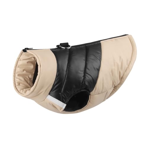 Duuclume Pufferweste, Hundejacke, warmer Hunde-Wintermantel, Hunde-Schneeanzug, wasserdicht, winddicht, reflektierend, Rollkragen-Fleece-Hundejacke für kleine Hunde, Jungen oder mittelgroße Hunde Duuclume Pufferweste, Hundejacke, warmer Hunde-Wintermantel, Hunde-Schneeanzug, wasserdicht, winddicht, reflektierend, Rollkragen-Fleece-Hundejacke für kleine Hunde, Jungen oder mittelgroße Hunde von Duuclume