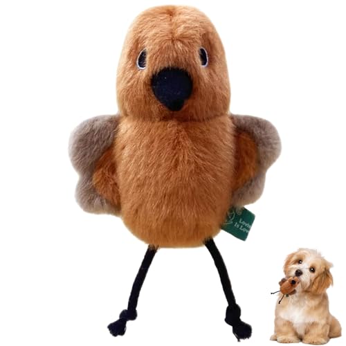 Duuclume Quietschendes Plüsch-Hundespielzeug, weich, interaktives Spielzeug, Kauspielzeug für kleine und mittelgroße Hunde (Baby Nipponia) von Duuclume