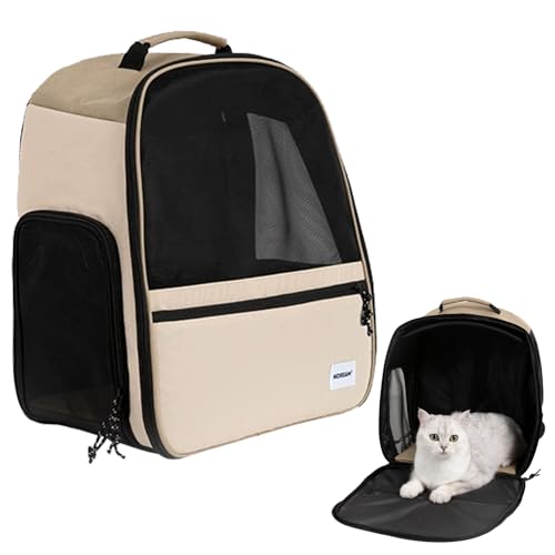 Duuclume Rucksack für Katzen und Hunde bis zu 8 kg, atmungsaktive Netz-Belüftung, Front- und Seitenfenster, leichte Nylon-Welpen-Tasche, ideal zum Wandern und Reisen Duuclume Rucksack für Katzen und Hunde bis zu 8 kg, atmungsaktive Netz-Belüftung, Front- und Seitenfenster, leichte Nylon-Welpen-Tasche, ideal zum Wandern und Reisen von Duuclume