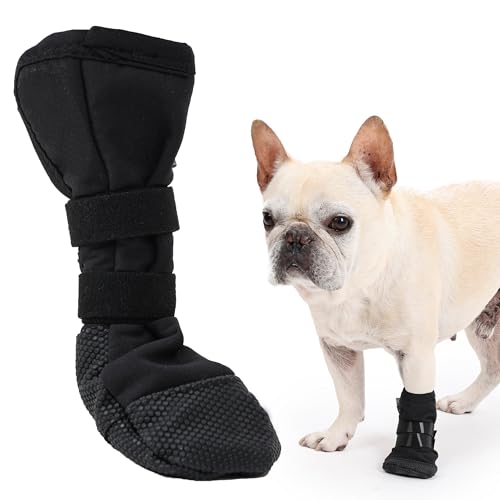 Duuclume Rutschfeste Hundesocken für Pfotenschutz, verstellbare Klettverschlüsse, stoppen Sie das Lecken von Wunderholungsstiefeln, Fußabdeckungen für verletzte Pfoten, Hundeschuhe für kleine, Duuclume Rutschfeste Hundesocken für Pfotenschutz, verstellbare Klettverschlüsse, stoppen Sie das Lecken von Wunderholungsstiefeln, Fußabdeckungen für verletzte Pfoten, Hundeschuhe für kleine, von Duuclume