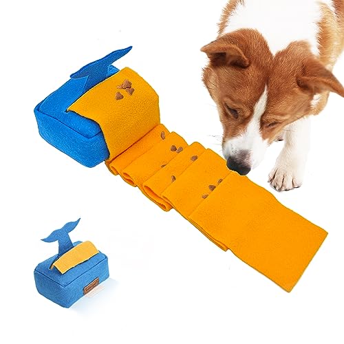 Duuclume Taschentuchbox für Hunde, Schnüffelplüsch-Spielzeug, langlebig, Leckerli-Spender, langsames Füttern für alle Rassen, Gedankenstimulierendes Puzzle-Training – gegen Langeweile und Stress Duuclume Taschentuchbox für Hunde, Schnüffelplüsch-Spielzeug, langlebig, Leckerli-Spender, langsames Füttern für alle Rassen, Gedankenstimulierendes Puzzle-Training – gegen Langeweile und Stress von Duuclume