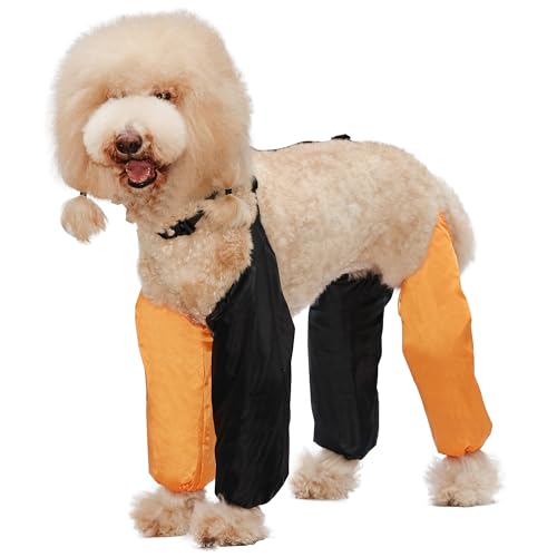 Duuclume Verstellbare Hunde-Leggings, wasserdichte Beinschutzhose für kleine, mittelgroße und große Rassen, Genesungsärmel für Hunde gegen Lecken, Pinkeln an regnerischen oder verschneiten Tagen, Duuclume Verstellbare Hunde-Leggings, wasserdichte Beinschutzhose für kleine, mittelgroße und große Rassen, Genesungsärmel für Hunde gegen Lecken, Pinkeln an regnerischen oder verschneiten Tagen, von Duuclume