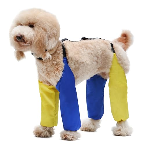 Duuclume Verstellbare Hunde-Leggings, wasserdichte Beinschutzhose für kleine, mittelgroße und große Rassen, Genesungsärmel für Hunde gegen Lecken, Pinkeln an regnerischen oder verschneiten Tagen, Duuclume Verstellbare Hunde-Leggings, wasserdichte Beinschutzhose für kleine, mittelgroße und große Rassen, Genesungsärmel für Hunde gegen Lecken, Pinkeln an regnerischen oder verschneiten Tagen, von Duuclume