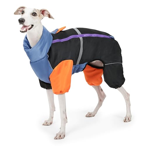Duuclume Warmer Hundemantel, winddichter Hunde-Schneeanzug bei kaltem Wetter, reflektierender Rollkragen-Winter-Hundejacken mit langen Ärmeln und Reißverschluss für mittelgroße und große Rassen Duuclume Warmer Hundemantel, winddichter Hunde-Schneeanzug bei kaltem Wetter, reflektierender Rollkragen-Winter-Hundejacken mit langen Ärmeln und Reißverschluss für mittelgroße und große Rassen von Duuclume