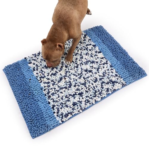 Duuclume Weiche Schnüffelmatte für Hunde und Katzen, 90 x 60 cm, interaktive Schnüffelmatte, Lecken, langsames Füttern, Puzzle-Spielzeug für Stressabbau von Duuclume