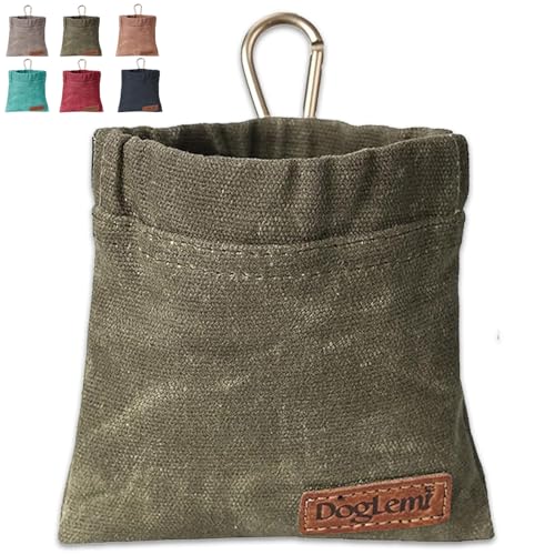 Duuclume Leckerlibeutel für Hunde Hundeleckerli-Tasche, Welpentrainingstasche für Hunde, freihändiges Training, mit Karabiner, für Welpen, Reisen oder im Freien (Grün) Duuclume Leckerlibeutel für Hunde Hundeleckerli-Tasche, Welpentrainingstasche für Hunde, freihändiges Training, mit Karabiner, für Welpen, Reisen oder im Freien (Grün) von Duuclume