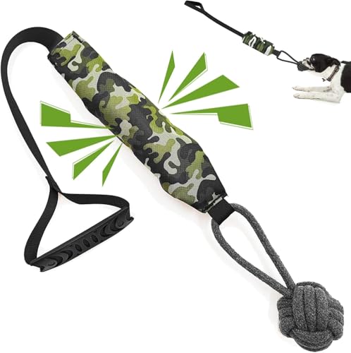 Hundespielzeug Unzerstörbar, Hundeball für mittelgroße Hund Durable Toy, Dummy Hund Ball Hundespielzeug Quietschend - Tug of War Rope Ball for Chewing Interaktives Hundespielzeug Unzerstörbar, Hundeball für mittelgroße Hund Durable Toy, Dummy Hund Ball Hundespielzeug Quietschend - Tug of War Rope Ball for Chewing Interaktives von Duuclume