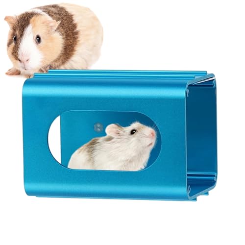 Duvcoywae Hamster Haus | Spielzeug Röhren und Tunnel für Kleintiere,Aluminium Versteck Für Hamster Chinchilla Igel Frettchen Lemminge Gehege Duvcoywae Hamster Haus | Spielzeug Röhren und Tunnel für Kleintiere,Aluminium Versteck Für Hamster Chinchilla Igel Frettchen Lemminge Gehege von Duvcoywae