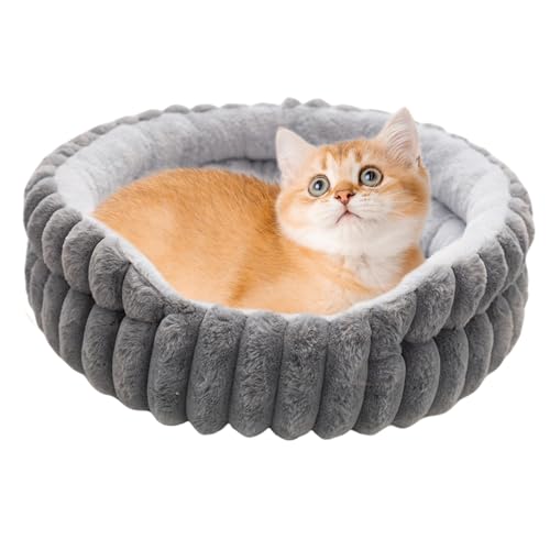 Duvcoywae Katzen Nest | Stylische Haustierbetten | Runder Wärmendes Donut Schlafplatz Für Tiere Kitten Winter Kuschelig Weiches Bequemes Ruhen Duvcoywae Katzen Nest | Stylische Haustierbetten | Runder Wärmendes Donut Schlafplatz Für Tiere Kitten Winter Kuschelig Weiches Bequemes Ruhen von Duvcoywae