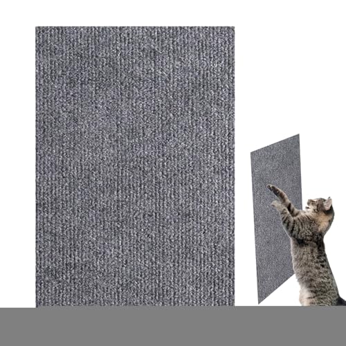 Duvcoywae Kratzmatte für Katzen,Kratzmatte für Katzen, Zuschneidbarer Katzensofaschutz, Katzenkratzunterlage, Flacher Katzenkratzer, einfacher Polsteraustausch für Kratzbaumregale von Duvcoywae