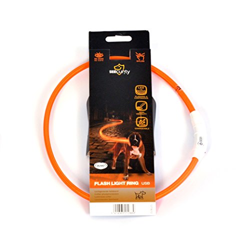 Duvo+ 1270006 Ring Flash Leuchtring USB Nylon, orange von Duvo+