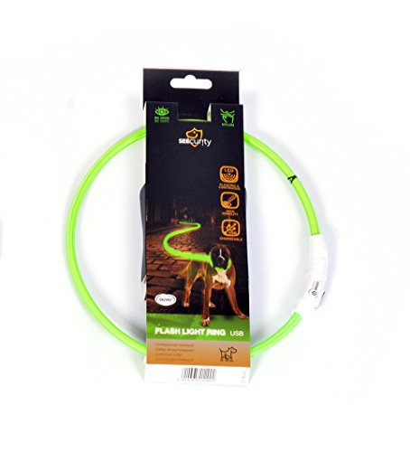 DUVO+ 1270007 Ring Flash Leuchtring USB Nylon, grün von Duvo+