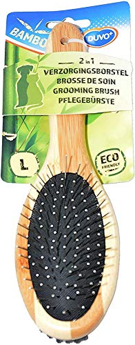 Duvo+ 158009 Bamboo 2-In-1 Pflegebürste, L von Duvo+