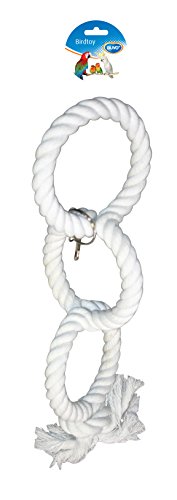 Duvo+ 4745006 Papagei Spielzeug 3 Ring von Duvo+