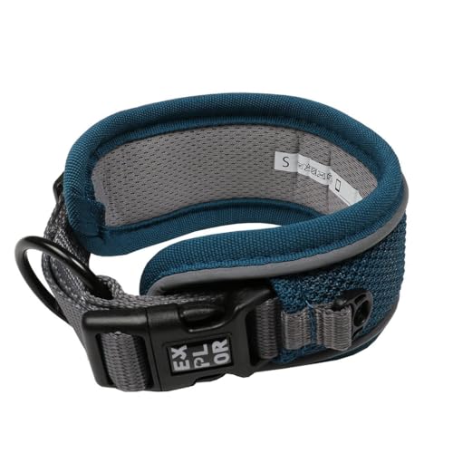 Duvo+ Control Halsband Classic Petrol Blau L - 45-51cm von Duvo+