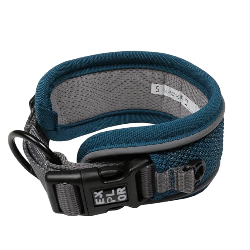 Duvo+ Control Halsband Classic Petrol Blau XL - 52-61cm von Duvo+