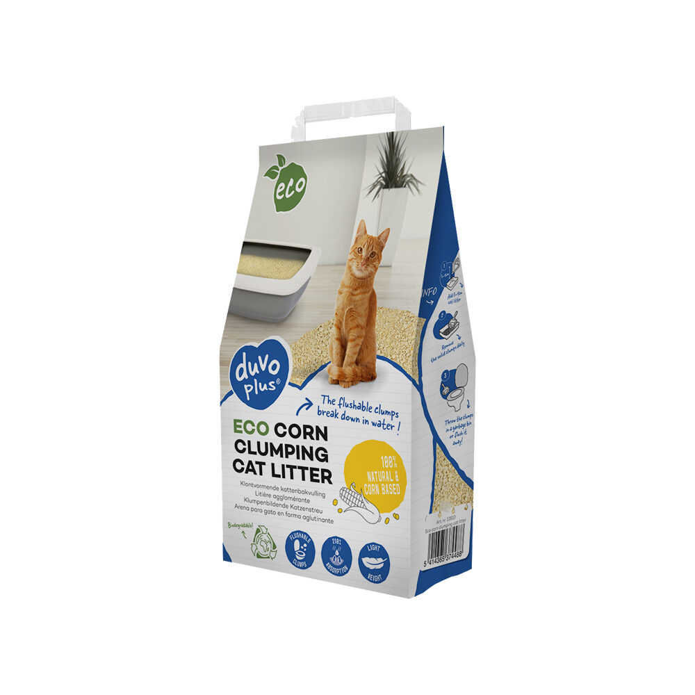 Duvo+ Eco Mais Klumpende Katzenstreu - 3,5 kg / 5,73 L Duvo+ Eco Mais Klumpende Katzenstreu - 3,5 kg / 5,73 L von Duvo+