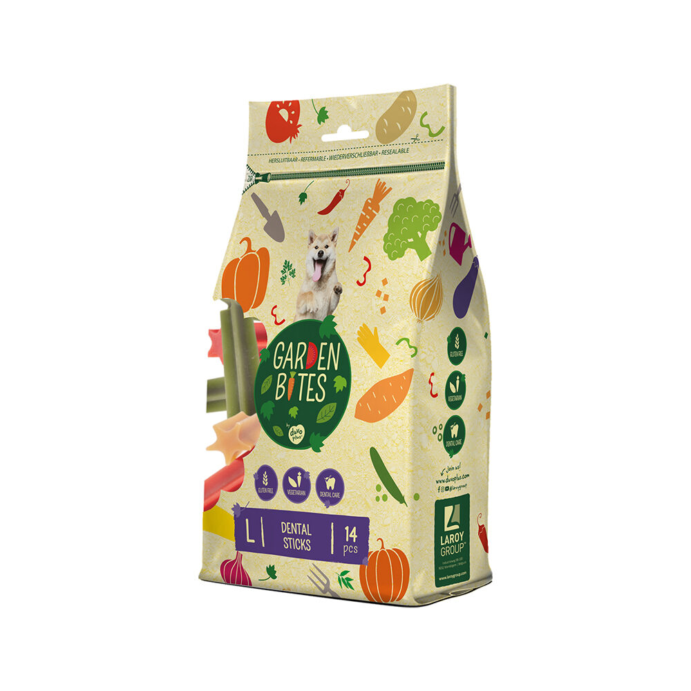 Duvo+ Garden Bites Dental Sticks - 13cm - 28pcs mehrfarbig Duvo+ Garden Bites Dental Sticks - 13cm - 28pcs mehrfarbig von Duvo+