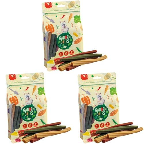 Duvo+ Garden Bites Dental Twisters, 3er Pack (1 x 420 g), 28 Stück (3er Pack) von Duvo+