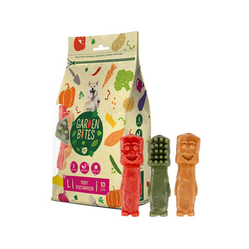Duvo+ Garden Bites Toby Toothbrush - L - 10 Stück von Duvo+