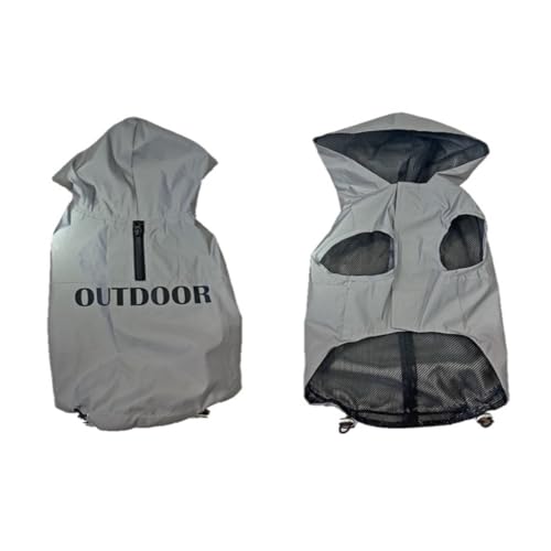 Duvo+ Hundejacke Hi Vis Sporty Grau XL - 70CM von Duvo+