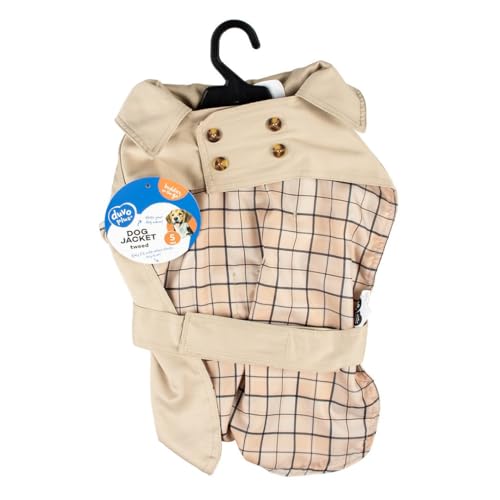 Duvo+ Hundemantel Trench Coat Beige L - 60CM von Duvo+