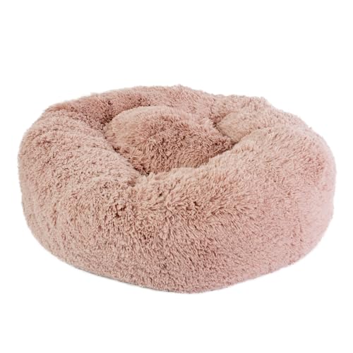 Duvo+ Snug Donut Bed Pink M - 65x65x25cm von Duvo+