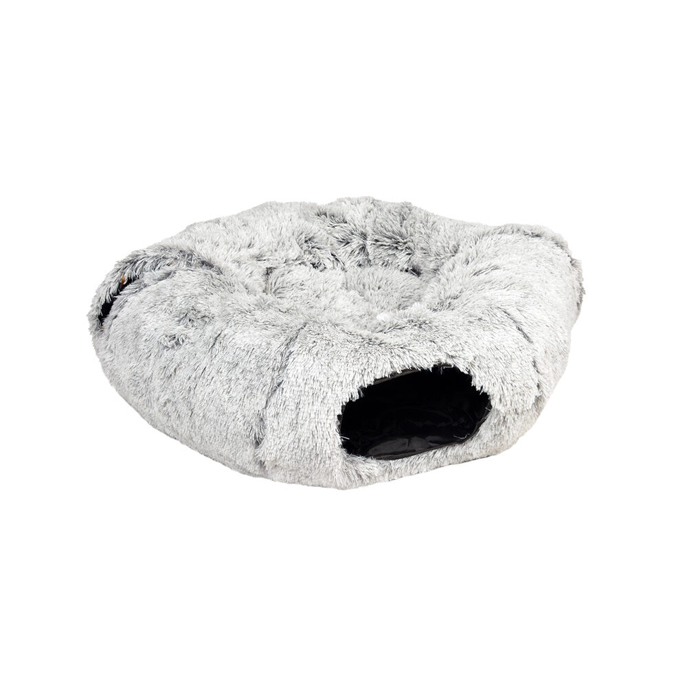 Duvo+ Snug Katzentunnel & Donut-Bett - 80 x 80 x 25 cm - Hellgrau Duvo+ Snug Katzentunnel & Donut-Bett - 80 x 80 x 25 cm - Hellgrau von Duvo+