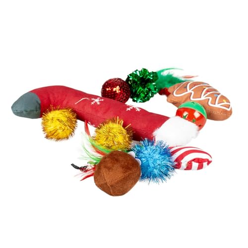 Duvo+ Xmas Geschenkbeutel - 10 Katzenspielzeug Mehrfarbig Xmas Geschenkbeutel mit 10 Katzenspielzeug Duvo+ Xmas Geschenkbeutel - 10 Katzenspielzeug Mehrfarbig Xmas Geschenkbeutel mit 10 Katzenspielzeug von Duvo+