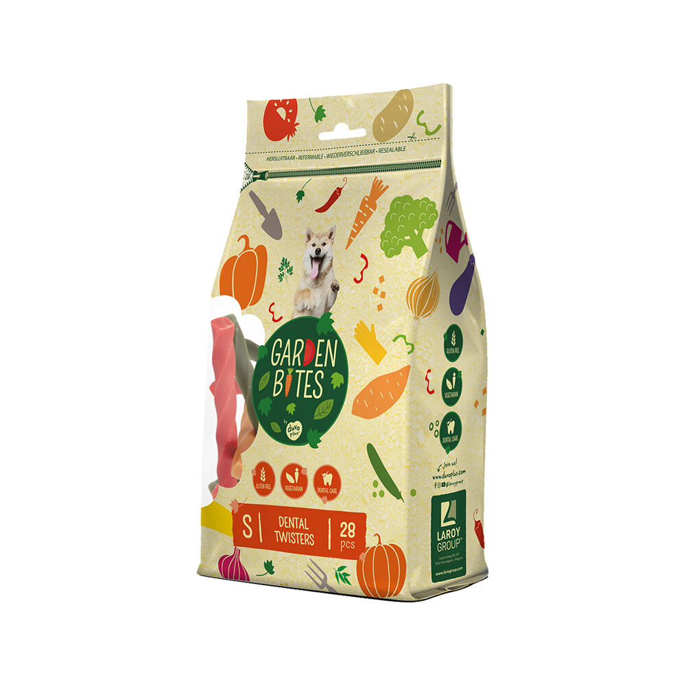 Garden Bites Dental Twisters - Large - 16 cm - 14 Stück Garden Bites Dental Twisters - Large - 16 cm - 14 Stück von Duvo+