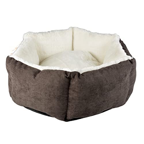 Duvoplus, Hundebett Hexa Velvet Concrete L – 80 x 80 x 28 cm, anthrazit/weiß, umweltfreundlich, Füllung 100% recycelt, Rutschfester Boden, bequemer und Warmer Schlafplatz für Hunde Duvoplus, Hundebett Hexa Velvet Concrete L – 80 x 80 x 28 cm, anthrazit/weiß, umweltfreundlich, Füllung 100% recycelt, Rutschfester Boden, bequemer und Warmer Schlafplatz für Hunde von Duvoplus