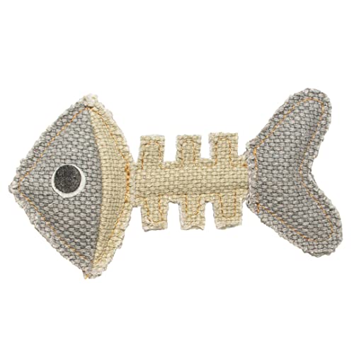 Duvoplus, Leinwand Fischgräte, 14 x 8 x 2 cm, Grau, Spielzeug, Grau, Katze Duvoplus, Leinwand Fischgräte, 14 x 8 x 2 cm, Grau, Spielzeug, Grau, Katze von Duvoplus